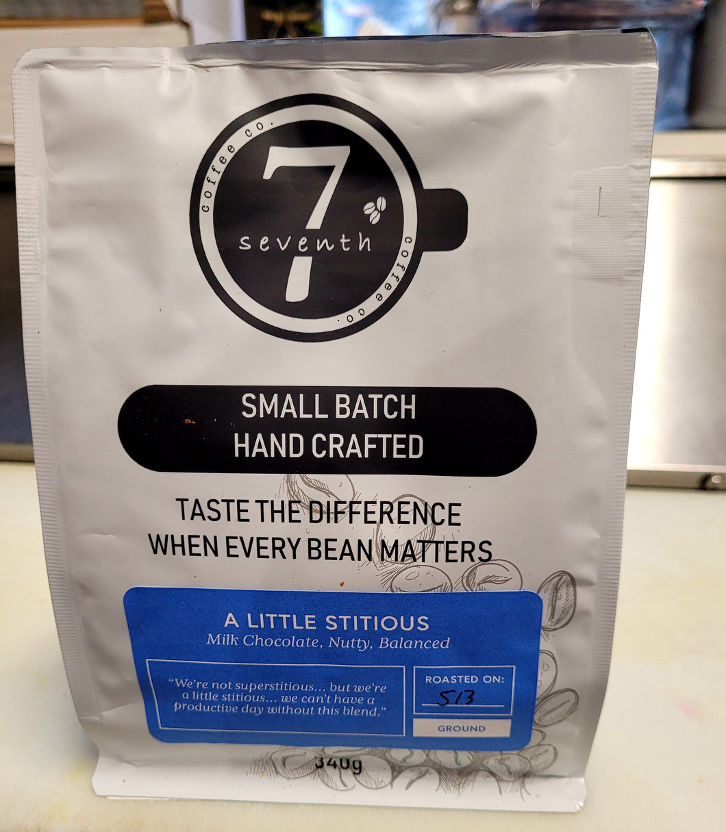 A Little Stitious Ground Coffee