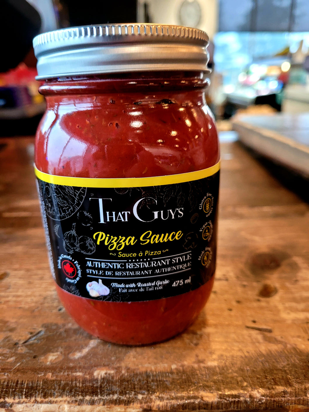 Pizza Sauce with Roasted Garlic